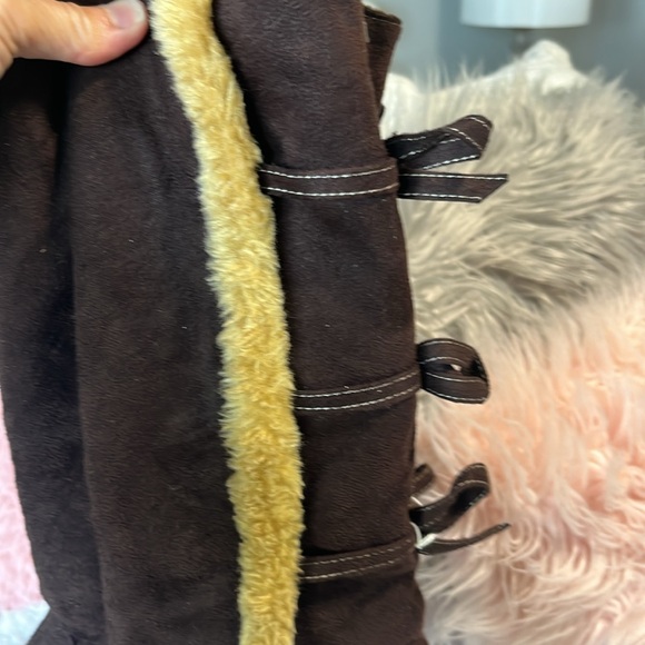 Comfy Winter Boots Dark Brown Womens 6.5 - Picture 2 of 11